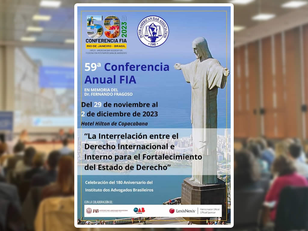 Lee más sobre el artículo 59a CONFERENCIA FIA – Río de Janeiro – Brasil 2023